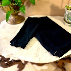 Lands End Black Leggings Sz xl